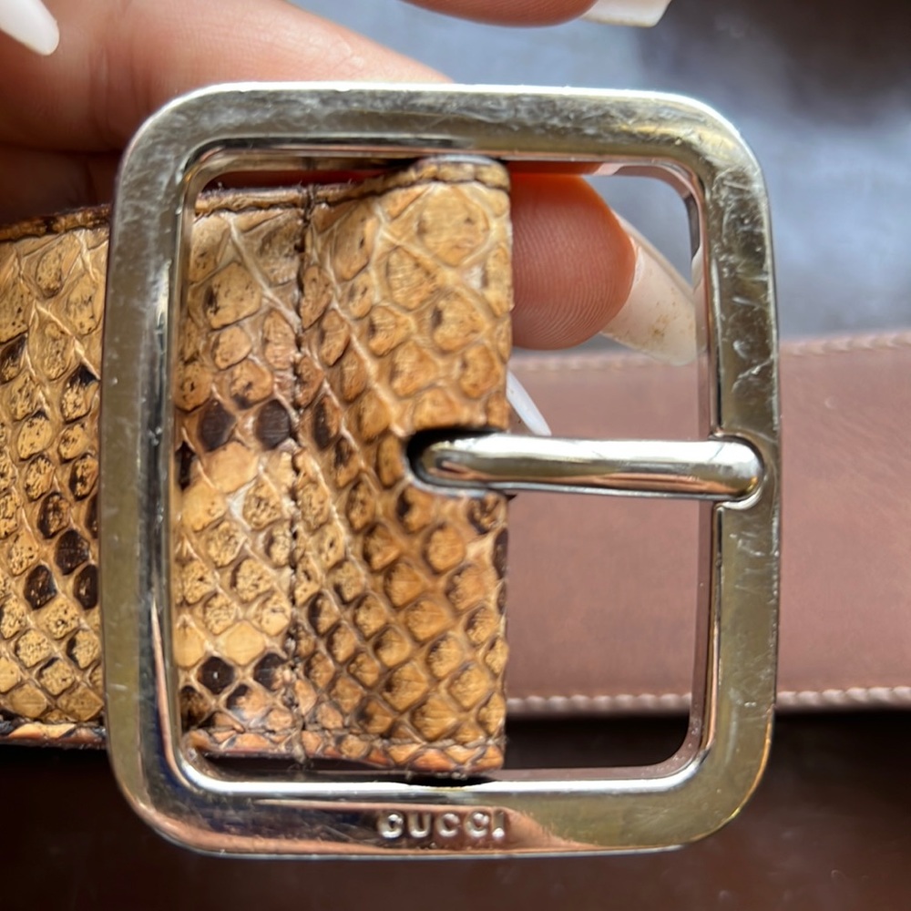 Gucci Python Belt - Picture 9 of 12